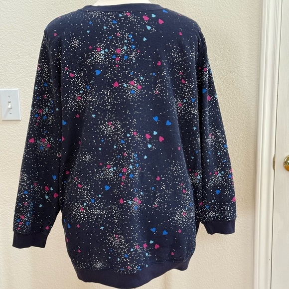 Woman Within Fleece-Lined Tunic Top size 1X (22/24) - Picture 4 of 8